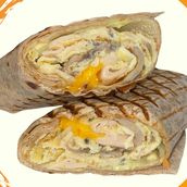 Egg And Smoked Turkey Wrap