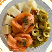 Potato Smoked Salmon Salad