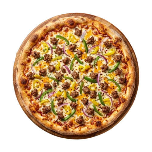 Beef Sausage Pizza