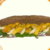 Shrimp Cheese Lovers Sandwich