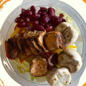 Chicken Shish Kebab Salad