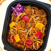 Chicken Asian Meal Pasta