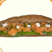 Smoked Salmon Sandwich