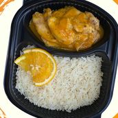 Chicken Orange Sauce Meal