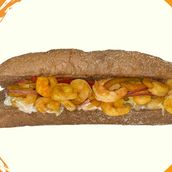 Shrimp Fajita Sandwich