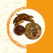 Brown Ajeen Beef Burger Sandwich