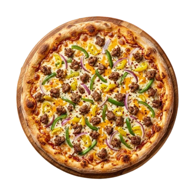 Beef Sausage Pizza